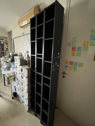 黑色儲物櫃 ikea cd架