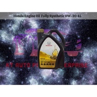 NEW HONDA FULLY 0W20 4L JAZZ CITY BRV HRV FREED CRZ CRV CIVIC ODYSSEY STREAM ACCORD ENGINE OIL SYNTH