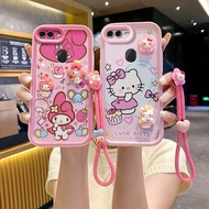 Casing Oppo F9 / F9 Pro / A5S / A7 / A12 TPU 3D kartun patung kasus telefon bimbit XXTYGZ1