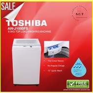 TOSHIBA AW-J1000FS - 9 KG TOP LOAD WASHING MACHINE