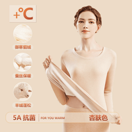 ชุดนอนคู่รักกันหนาว ชุดชั้นในกันหนาวผ้าขนสัตว์และผ้าไหม Winter thermal couple pajamas set wool and s