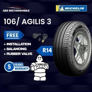 [Free Installation & Balancing] Michelin C   106/  Agilis 3 R14