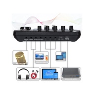[Premium] 240 Condenser Microphone Sound Card Set English Sound Card V8S Live Equipment F998 Full Se