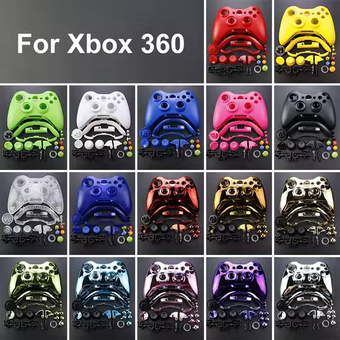 7Colors Full Controller Replacement Shell Case for Xbox 360 Housing Case for Xbox 360 GamePad Shell 