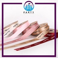 50 YARDS WORDING SATIN RIBBON 25MM WIDTH SWEET LOVE / SATIN REBEN 25MM 50YARDS