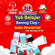 Coloring Book + Watercolor 12Lbr Watercolor Painting Set Package