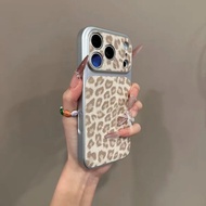 Luxury Seconds Change 17 Leopard IPhone Case 13 14 15 16 17 Pro Max Shockproof Bumber Magnetic Mobil