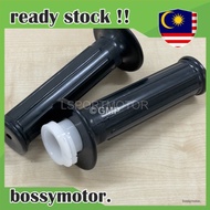 HONDA CG125 HANDLE GRIP + TUBE (CS) CG 125 TUBE THROTTLE HANDLE RUBBER BALENCER GETAH TANGAN