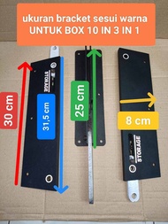 Breket custom line array 3 in 1 ukuran ukuran box 10 inch / Breket 3 X 1