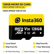 Insta360 Micro SD XC Memory Card V30 U3 A1 TF Card 64GB /128GB High Speed 4K Video Recording for Ins