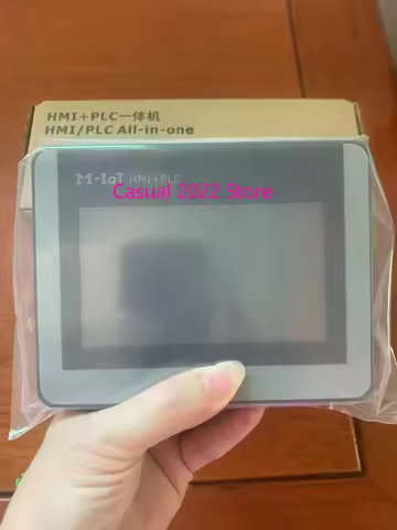 PLC and HMI in One MK043E-20DT Mk043 20dt 4.3 Inchs Support Usb Host DC24v Transistor DI DO Ai High 