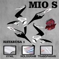 Yamaha Mio S Hayabusa 1 striping sticker - Mio S Hayabusa 1 decal sticker