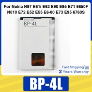 Brand-New 1500mAh BP-4L BP4L BP 4L New Battery For Nokia E61i E63 E90 N810 E72 E52 E71 6650F New Rep