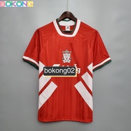 (bokong02) 93-95 Liverpool Home Red Retro Soccer Jersey Football