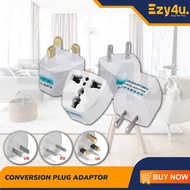 UNIVERSAL MULTI 3 PIN Tourism CONVERSION PLUG ADAPTOR 2 Pin US EU 3PIN UK Travel Adapter