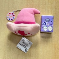 日本正版景品✨ 小魔女DoReMi 💕春風DoReMi 💕魔法帽子 粉紅色 散子包 零錢包 鎖匙扣 公仔