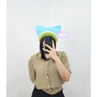 HANDMADE BEANIE CAT HAT/CAT HAT CAT HAT/CAT BEANIE HAT CUTE BEANIE HAT VIRAL/ FASHION KOREA AESTHETI