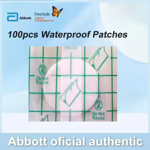 100pcs Transparent Waterproof Adhesive Patches Freestyle Libre Sensor Covers Patch Clear CGM Overpat