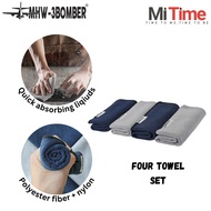 MHW-3BOMBER - 4 pcs Four Towel Set Bar top cloth Towel barista waffle Kain Kopi Barista Coffee Clean