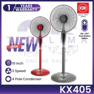 KDK Stand Fan KDK KX405 16 Inch 40CM 3 Speed 3 Blades ON/OFF Switch Industrial Stand Fan Kipas Berdi