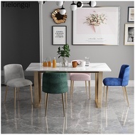 TLQ Dining Table Restaurant Table Marble VINCENT Gold Leg Living Room