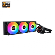 富鈞 Xigmatek Frozr-O II 360 黑 (360mm/2.4″LCD水冷頭/支援GIF/ARGB風扇/12cm風扇*3/五年保固)