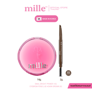 [1แถม1] Mille มิลเล่ เพอร์เฟ็กต์ แมทท์ ลอง แวร์ คูชั่น เอสพีเอฟ50 พีเอ+++ +Mille ดินสอเขียนคิ้วปลายต