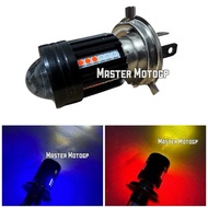 MERAH H4 alien laser projector bulb H4 elien H4 Led headlight bulb H4 LED bulb red dusk Alien bholam