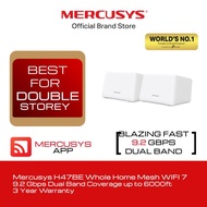 Mercusys BE9300 WiFi 7 Whole Home Mesh System Halo H47BE (2-Pack) (Powered by TP-Link)