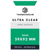 Premium Ultra Clear Card Sleeves Board Game Shop 59x92 mm - Euro Size - Board Game | Druid