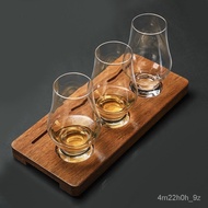 🚓V8J3Crystal Glass Glass Professional Whiskey Tasting Cup Fragrance Cup Can Be Inserted Card Type Foreign Glas