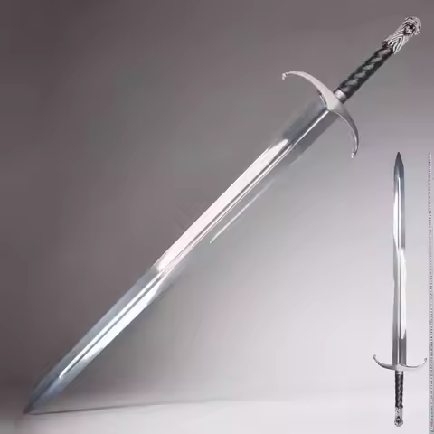 107cm long claw sword: A Song of Ice and Fire, Ice Wolf sword, Jon Snow stainless steel blade, cospl