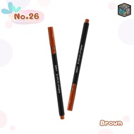 Dong A ปากกา สี Sign Pen หัวเข็ม HEXAPLUS  มีให้เลือก หลายสี (1ด้าม)