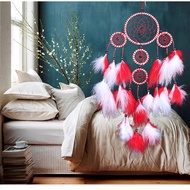 Two-Color Fluffy Five-Ring Dream Catcher Dream Catcher