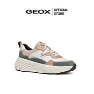 GEOX รองเท้าผ้าใบผู้หญิง รุ่น D DIAMANTA - WHITE/SAGE FW24 (D36UFEC1ZF3F_F4WTGN)
