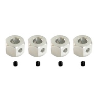 4PCS 5mm to 12mm Metal Combiner Wheel Hub Hex Adapter for WPL D12 C14 C24 B14 B16 MN D90 D91 RC Car 