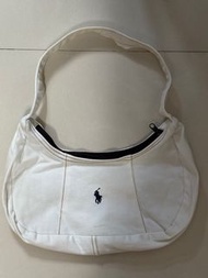 泰國remake polo白色單肩包