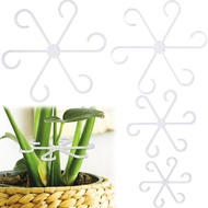 [Leipupa] 4 Plant Stem Supports, Clamp Frames for Outdoor Use, Growing Accessories for Home, Stands 