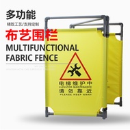 Retractable Foldable Fabric Fence Isolation Fence Elevator Repair Fence Tri-Fold Fabric Fence Constr
