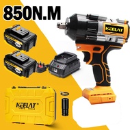 KEELAT KID0010 850N.M 1/2" Cordless Impact Wrench Heavy Duty Electric Wrench Impact Drill Screwdrive
