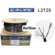 CANARE L2T-2S Japan Original Cable (1 meter) Canare L2t-2s Audio Mic Cable