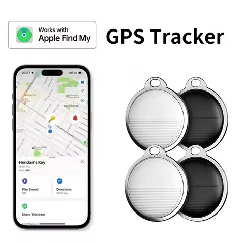 1-6pcs Bluetooth Tracker Smart Tag Work For Airtags Apple Find My APP Tracking Locator Device Search