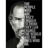 Steve Jobs Bill Gates Motivational Quote Poster and Prints Modern Famous Canvas Art Figure Portrait 