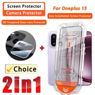 2 IN 1 Tempered Glass Film for Oneplus 15 Glass Film for Oneplus 15 15R 15T 13R 13S 13T 10T 10R 9R 9
