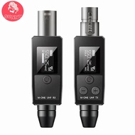 UHF Wireless Microphone Transmitter Receiver XLR Microphone Wireless System Suitable for 48V Capacitive Microphone Spare Parts Parts