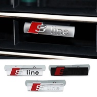 For Audi Sline A4L A6L A3 A4 A5 A6 A7 A8 S3 S4 S5 S6 S7 S8 Q3 Q5 Q8 TT B5 B8 B9 Metal Alloy Grille S