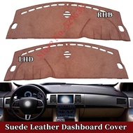 For Jaguar XF 2008-2015 X250 2009 2010 2011 2012 2013 car-styling suede leather dashmat dashboard cover dash mat accessories