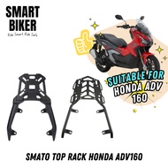 SMATO Top Rack Honda ADV160 ADV 160 Weiba Heavy Duty Rack for Motorcycle Heavy Duty Rak Motosikal