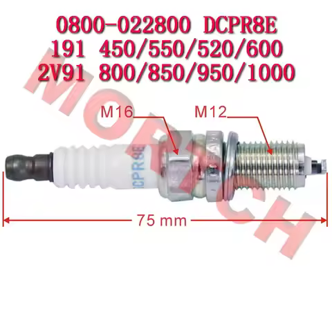 Spark Plug DCPR8E 0800-022800 For CFMoto CForce UForce ZForce 400ATR 400AU 450L 500ATR X550 500AU 60