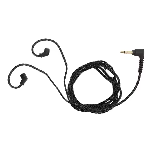 IEM Earphone Cable Fit for KZ ZS10 PRO/AS16/ZES/AS24 2 Pin OFC 3.5mm Male to QDC 0.78 Earphone Exten
